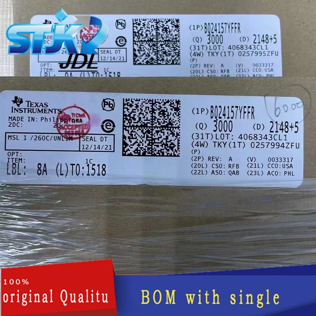 BQ24157YFFR  DSBGA20 DC2021+ Interface - serializer, solution series New original Not only sales and recycling chip 10PCS