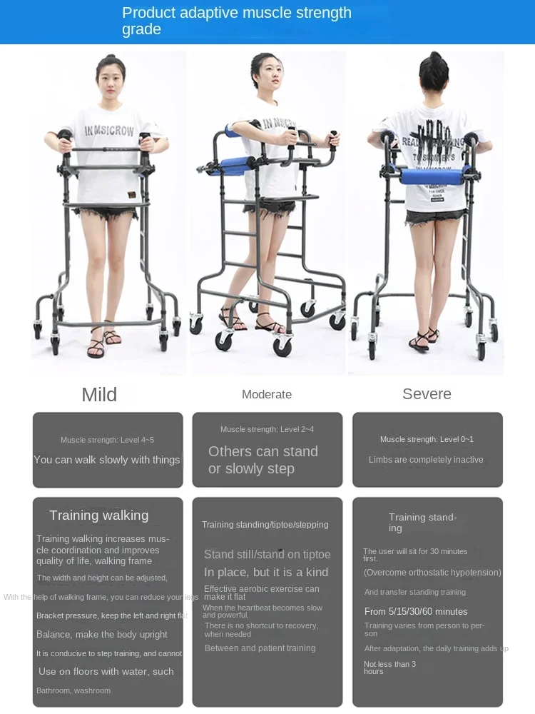 ZL Walking Device Assisted Standing Cerebral Thrombosis Stroke Cerebral Infarction Rehabilitation Training Equipment