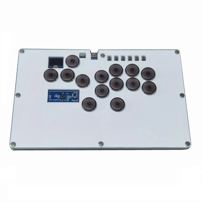 Arcade Fighting LED Hot-Swap For Hitbox Leverless Controller Xinput/Dinput Mini Buttons Console For PC/NS/PS4/PS3/Steam