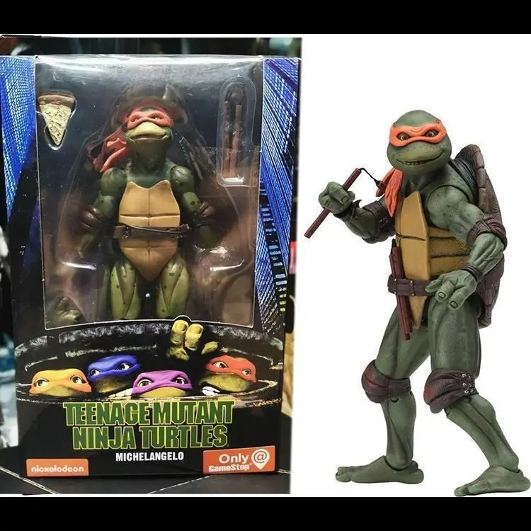 Neca Ninja Turtles 1990 filmversie Limited Edition 7 inch beweegbare actiefiguur verzamelmodel speelgoedcadeau voor iemand