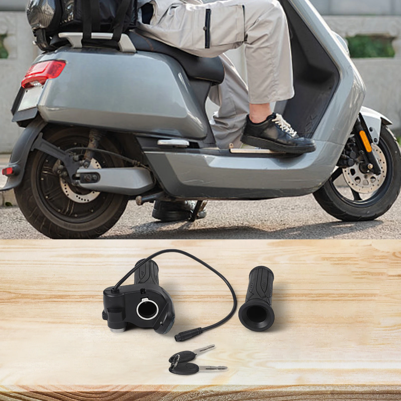 خنق السيارة الكهربائية Ebike خنق حزمة السيارة الكهربائية الأخرى المحتوى سلك أصفر للمركبة الكهربائية