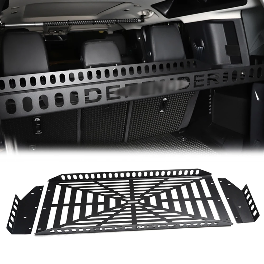 

Aluminum Car Trunk Luggage Storage Shelves Multifunctional Pallet Rack For Land Rover Defender 2020 2022