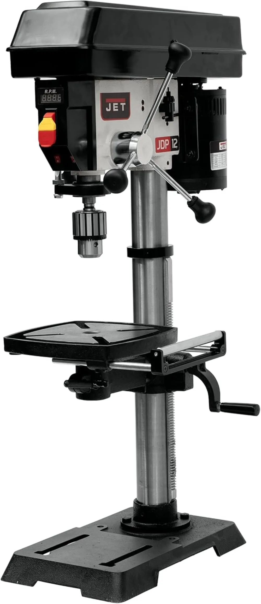 12-Inch Variable-Speed Benchtop Drill Press, 1/2 HP, 1Ph 115V (Model JWDP-12)