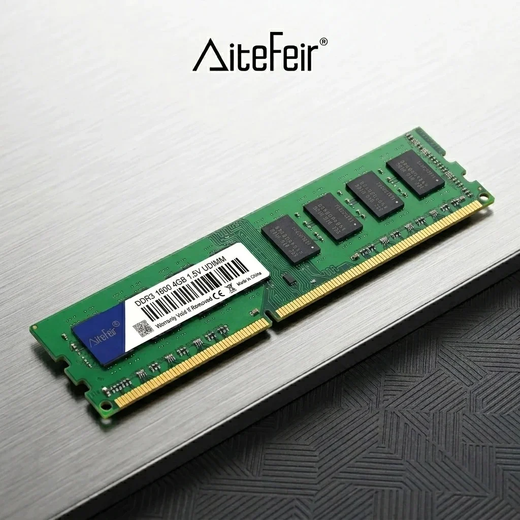 AiteFeir 4GB DDR3 1333/1600MHz Desktop RAM Memory 1.5V 240Pin UDIMM PC Memory Module For Desktop Computer RAM Upgrade Compatible