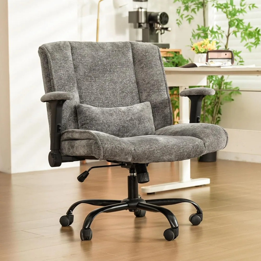 

регулируемое наклонное офисное кресло на перекрестной ножке с поворотными колесами и откидными подлокотниками для поясничной поддержки