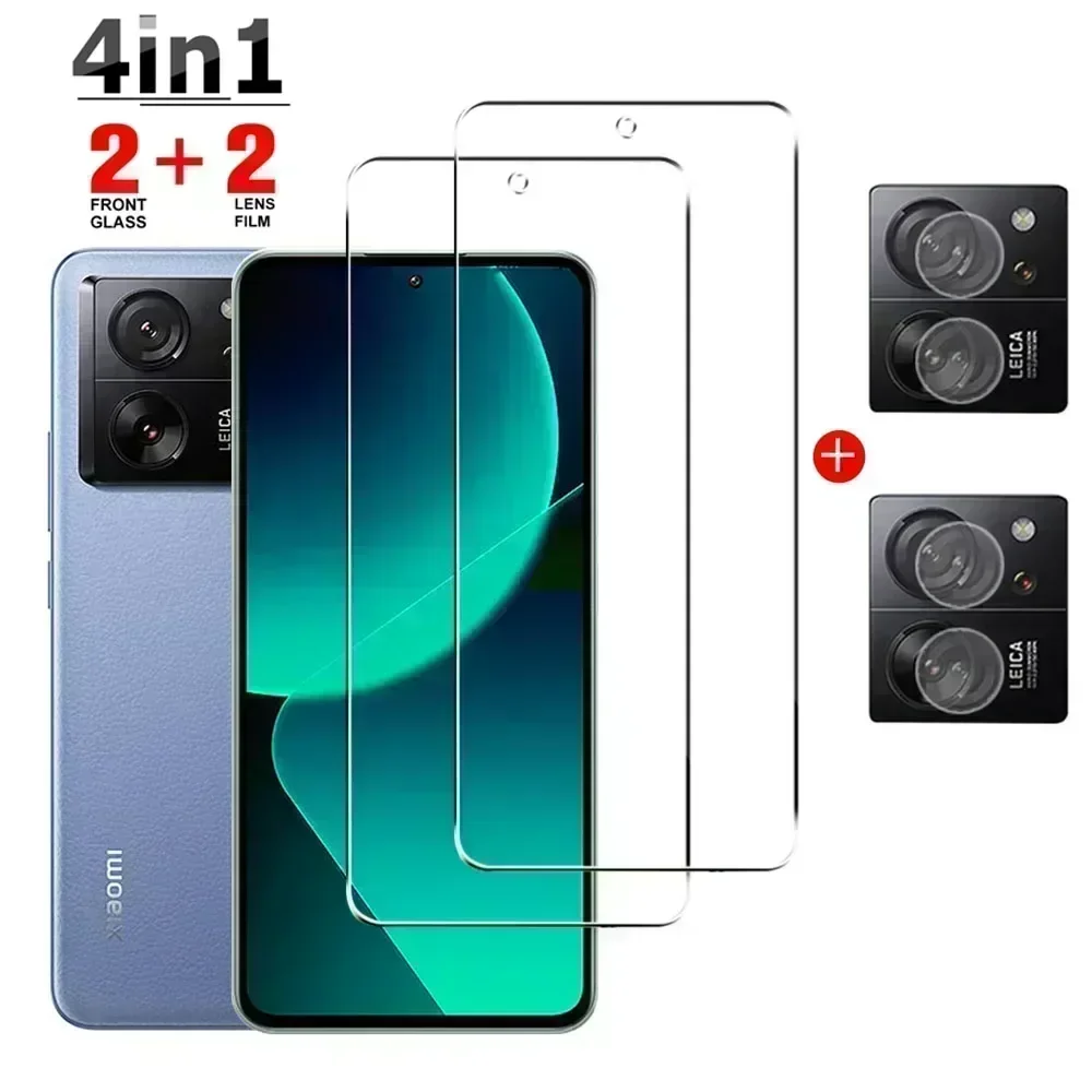 

4IN1 Tempered Glass for Xiaomi 13T 13 12T 11T 10T 9T Pro Protective Camera Lens Protector for Xiaomi 12 11 8 Lite 5G NE Glass