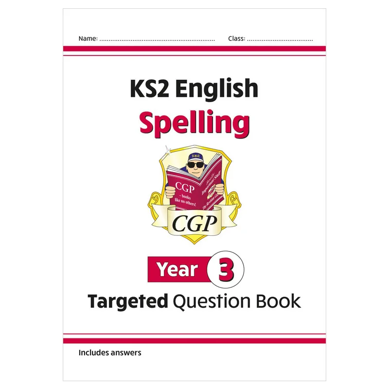 KS2 English Year 3 Spelling Targeted Question Book With Answers CGP Books Coordination Group Publications 9781782941279 Book