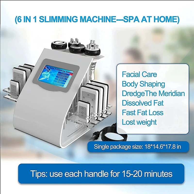 

40k Cavitation Body Contouring Fat Remove Rf Radio Frequency Skin Tightening Facial Machine Lifting Infrared Light Therapy