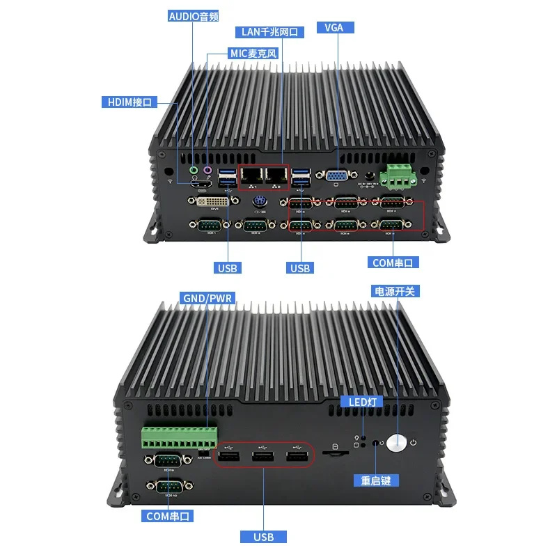 

CR640 embedded industrial control host, high-performance small computer