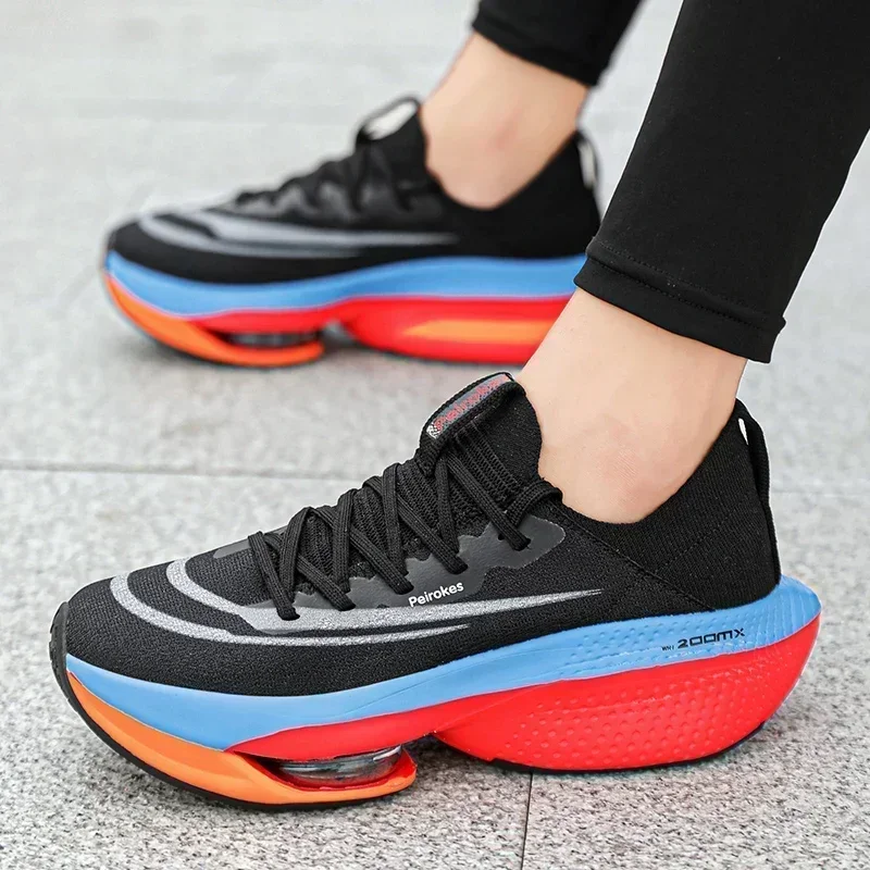 

Дорожные кроссовки, карбоновый марафон, летняя спортивная обувь для мальчиков, воздушная подушка на толстой подошве, оригинальные кроссовки