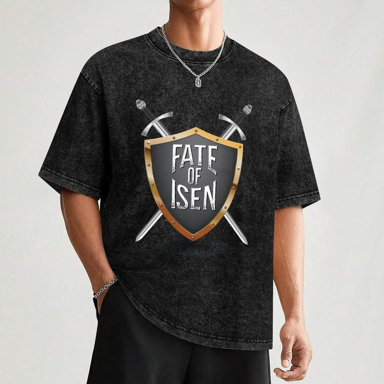 Fate of Isen Shield T-Shirt Stain Resistant Casual Tee