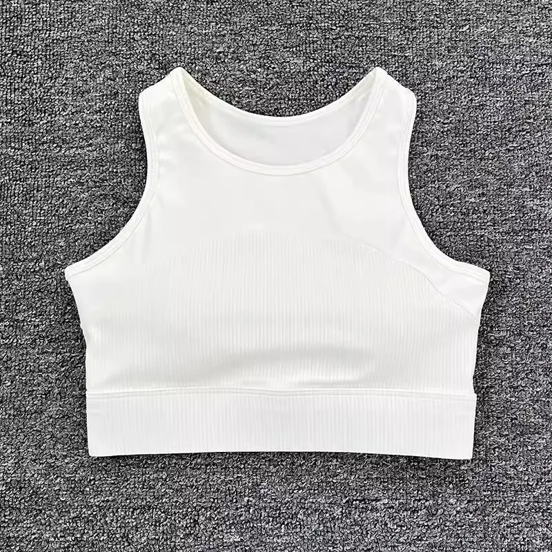 New High-Intensity Sports Bra for Women Shock Absorption Large Size Yoga Top Running Training Fitness Vest