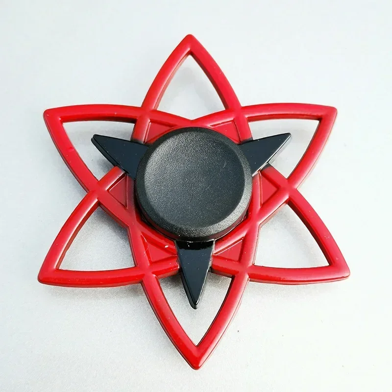 Kreatywny Spinner Fidget Spinner ze stopu cynku Ninja Shuriken Sharingan ręcznie Spinner ręczny antystresowe zabawki dla dzieci