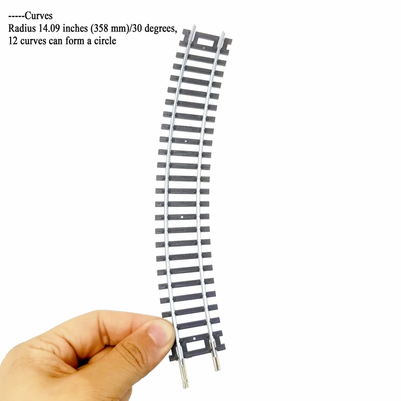 1/87 Ho scale train track model railway track can be powered nickel silver narrow gauge curved track turnout track model