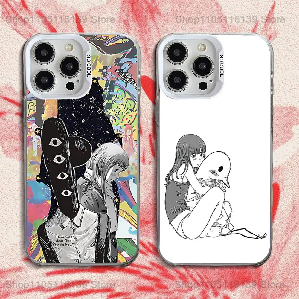 

Goodnight Oyasumi Punpun Phone Case For iPhone 17,16,15,14,13,12,11,Pro,XS,Max,Plus,Mini,SE White Candy Matte Shockproof Cover