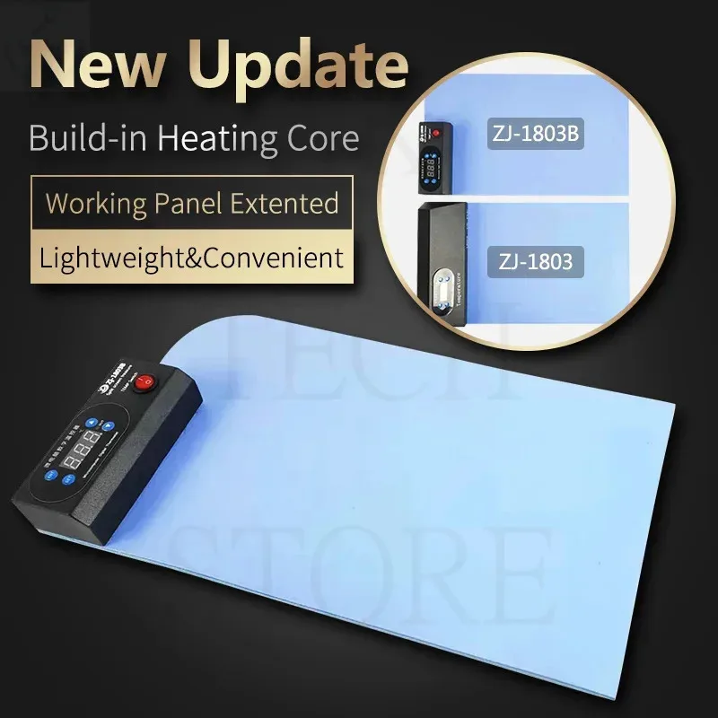 ZJ-1803B Heating Pad Compatible With LED Dust Detection Lamp Heat Plate For IPad Mini Phone Smartphone