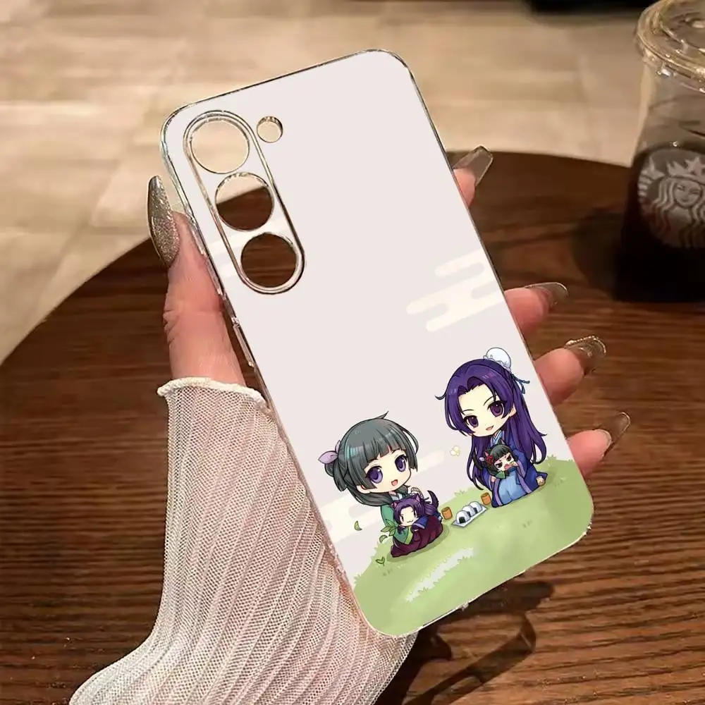 The Apothecary Diaries-Maomao-Jinshi Clear Soft Silicone Phone Case for Samsung Galaxy A71, A70, A52, A51, A40, A30