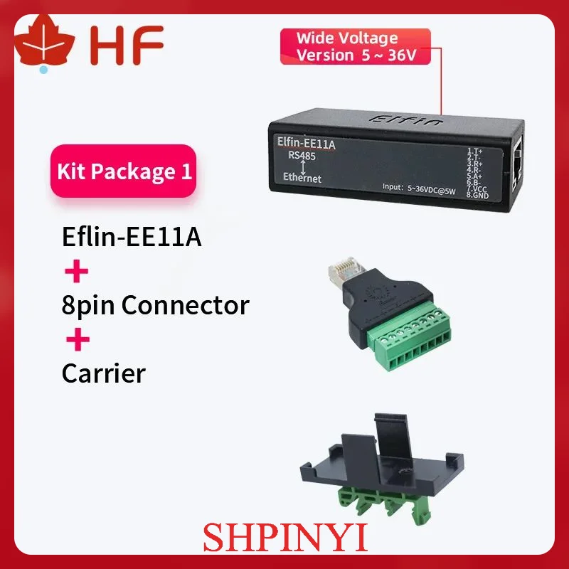 

EE11 RS485 к Интернету Интернета вещей, Серверный модуль, Φ Elfin-EE11A, поддержка TCP/IP Telnet, Modbus, TCP протокол Ethernet к rs485