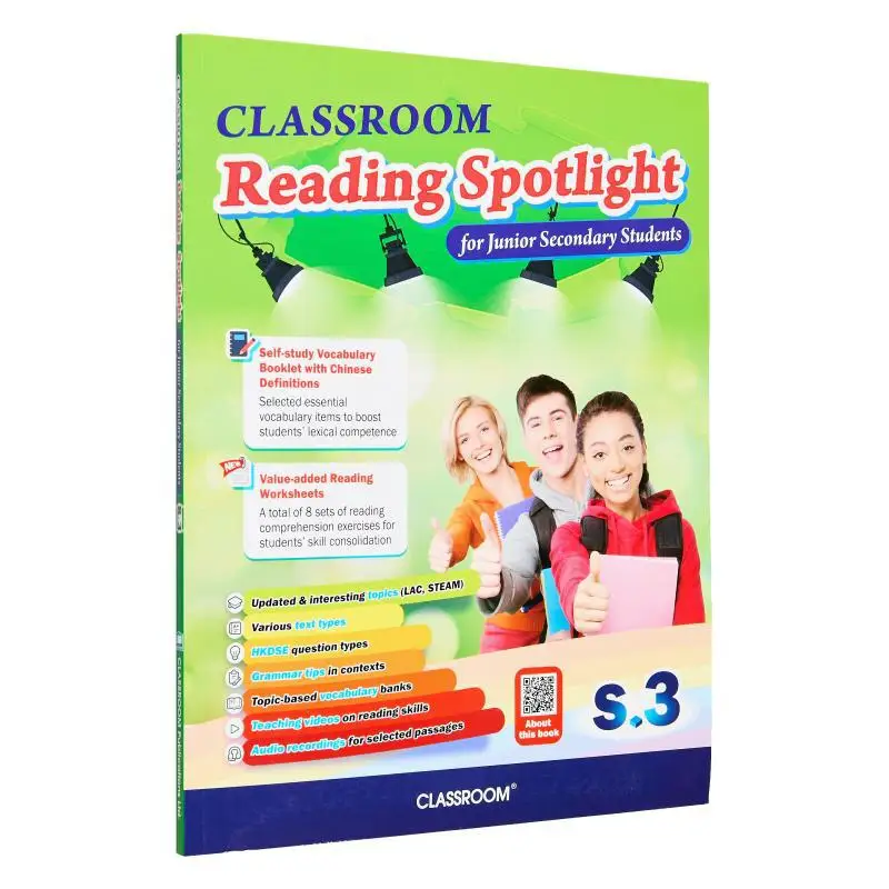 

CLASSROOM Reading Spotlight S3 CLASSROOM ELT TEAM CLASSROOM 9789882314108 Book