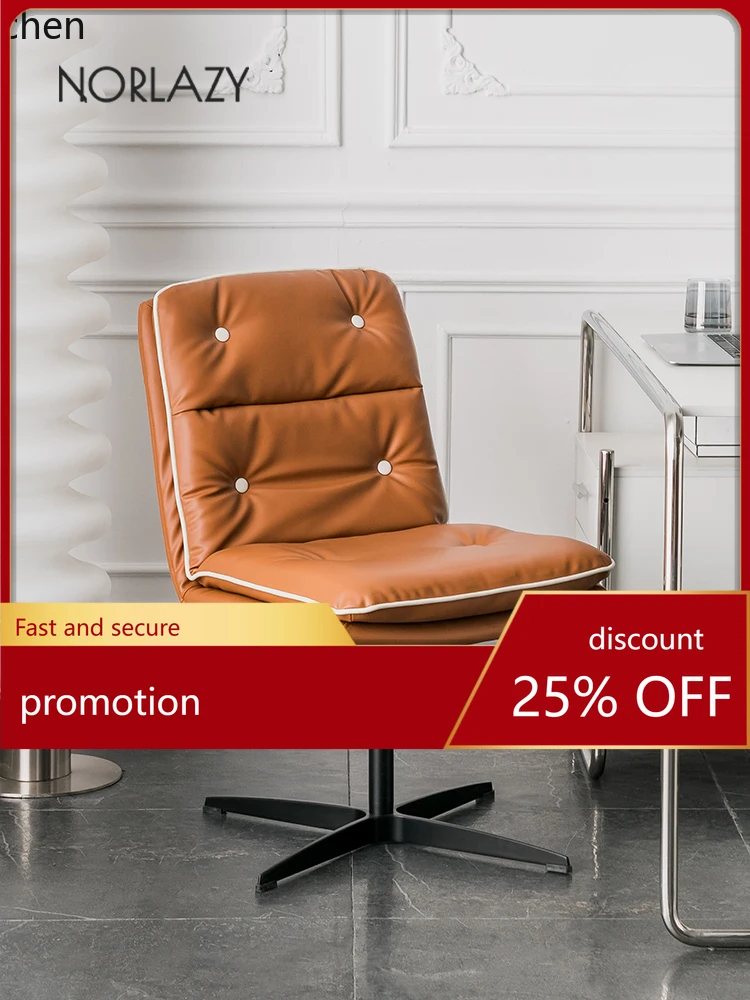 

YFY Light Luxury Computer Chair Home Comfortable Table and Chair Backrest Lifting Rotating Chair