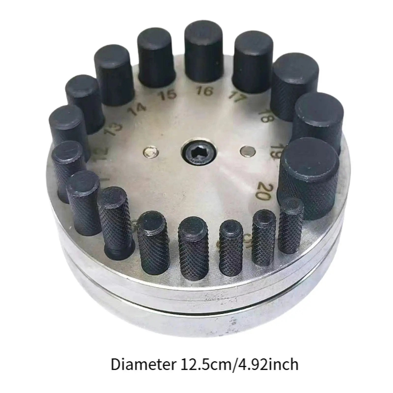 Disc Cutter Set 17 Dies Manual Round Punch for Sheets Home Use Jewelry Shop