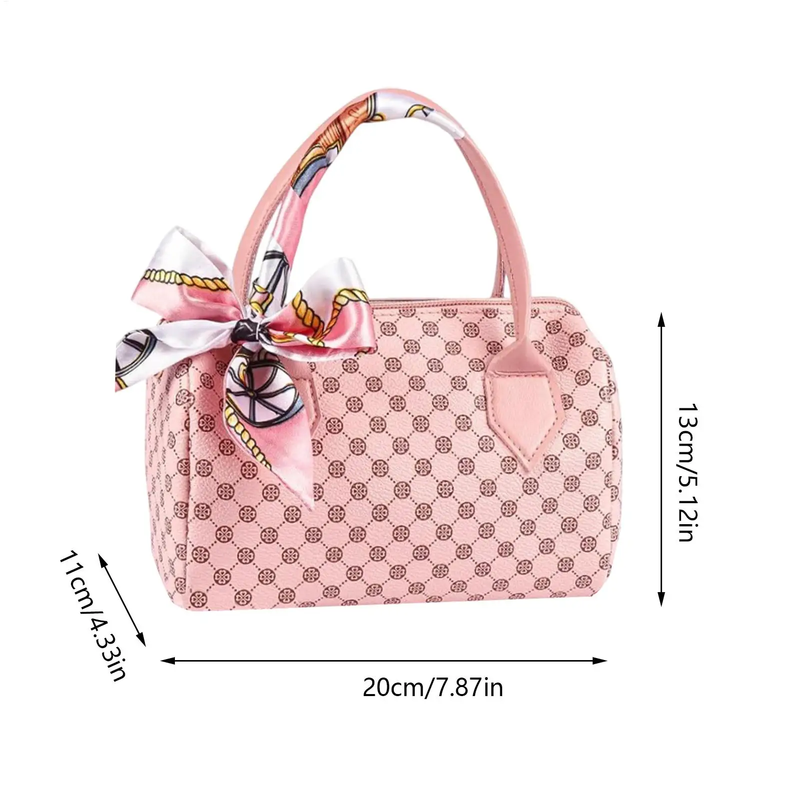 Princess Play Purse Set with Pretend Makeup Little Girls Toy Handbag with Phone Wallet Accessories Kids Birthday Christmas Gifts