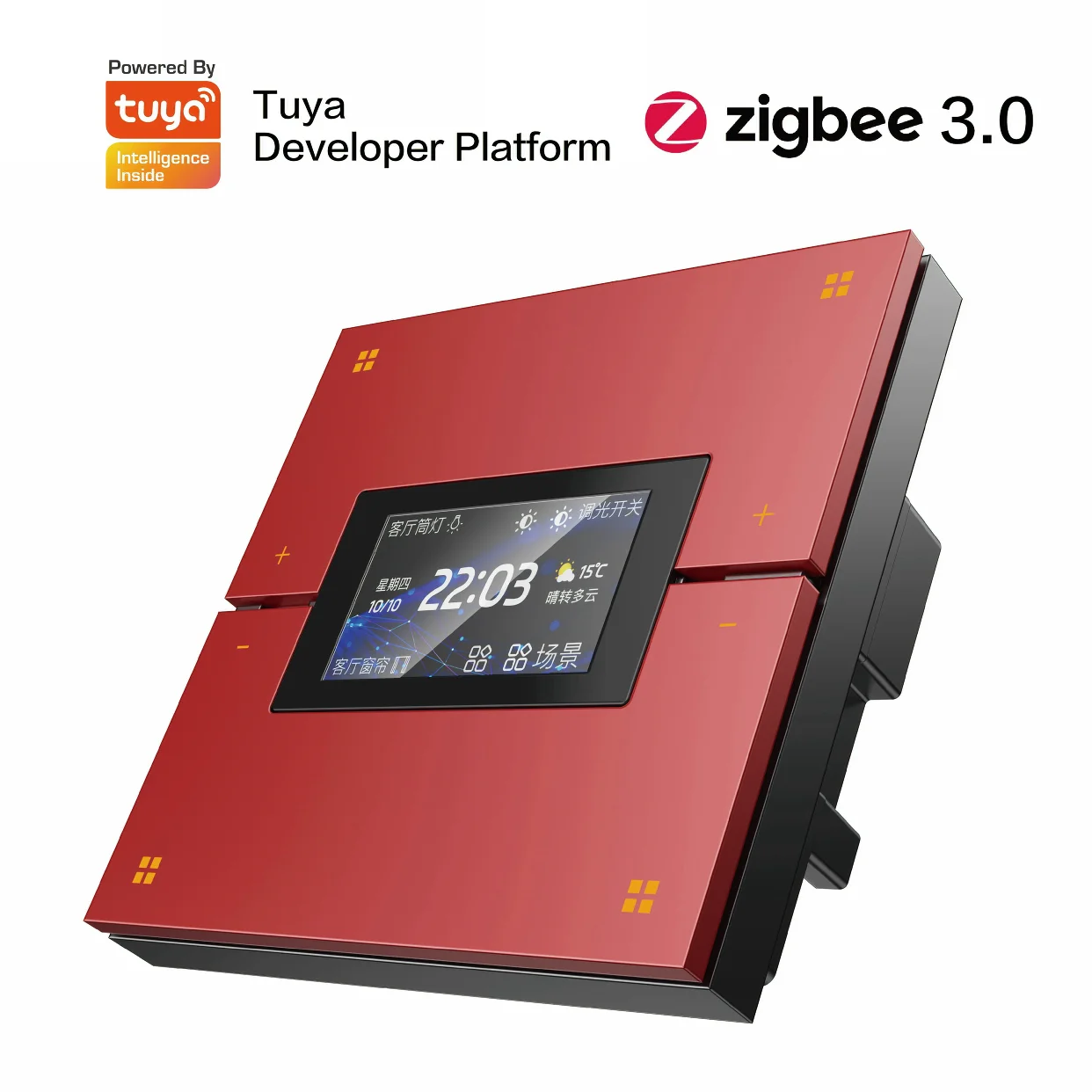 Bestseller Tuya M9 Pro Zigbee3.0 Switch | Scene Dimming & Curtain/Air Ctrl | APP Remote | Voice Assist | Smart Home Multi-Panel