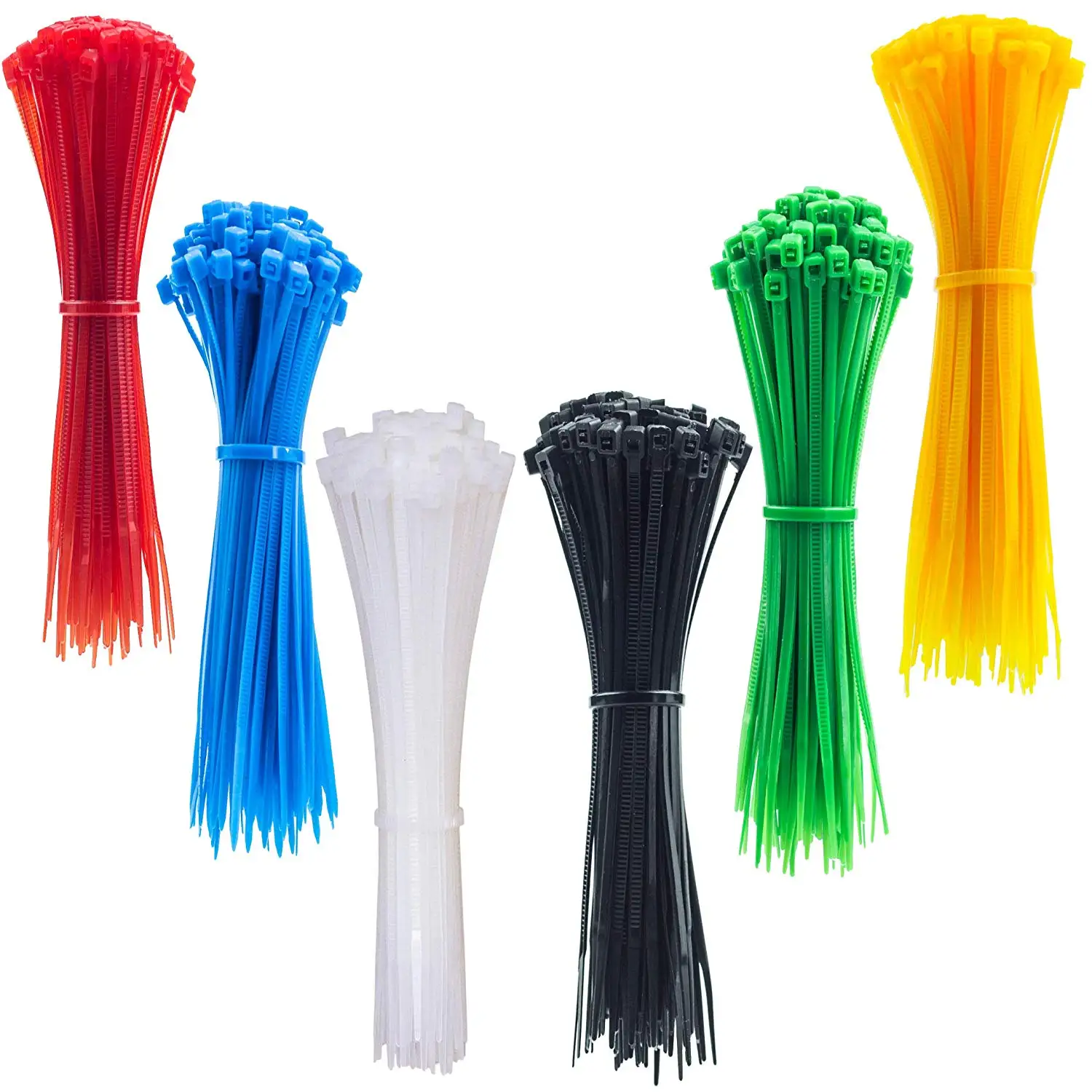 1000pcs 3x100mm Multi-Purpose Cable Tie Multifunction Self-locking Plastic Nylon Cable Tie Zip Ties Nylon Self Locking Wire Ties