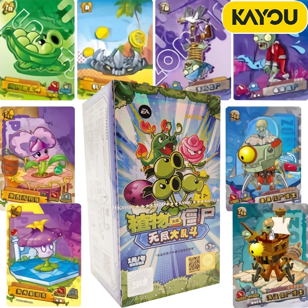 

Original KAYOU Plants Vs. Zombies‌ Collection Cards for Kids Leisure Entertainment Puzzle Game Fun Creative Peripheral Card Gift