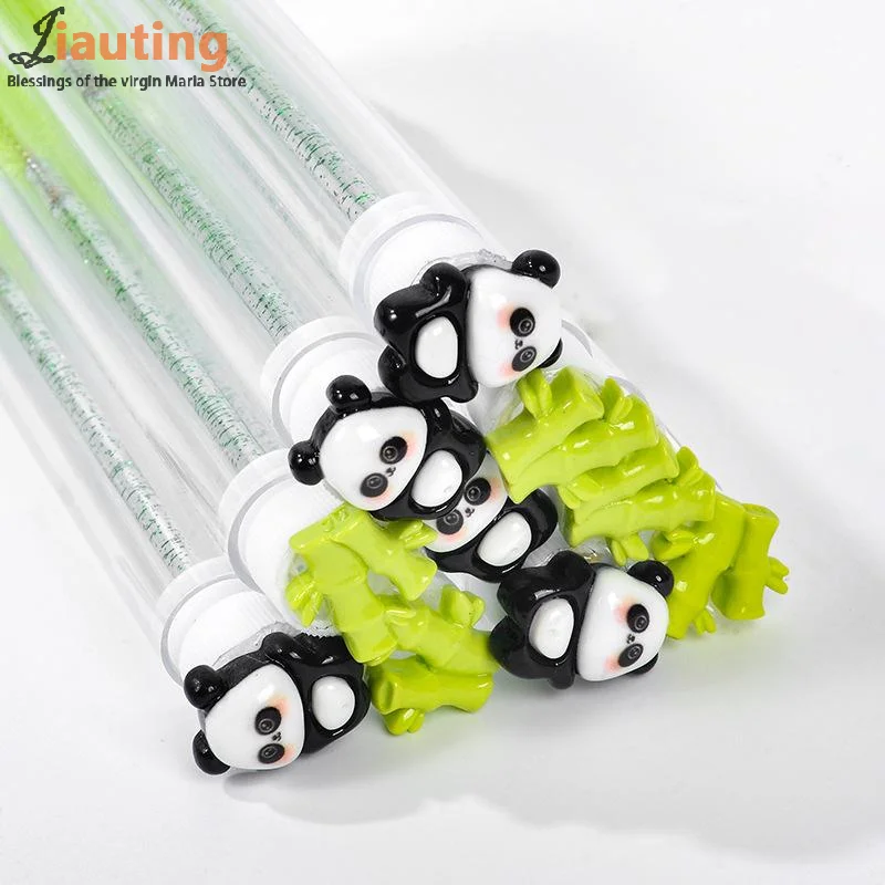 1/10 قطعة فرشاة لاش رمش فرش لملحقات رمش Spoolies تنظيف عصي الماسكارا أنبوب الباندا الخيزران أنبوب ماسكارا