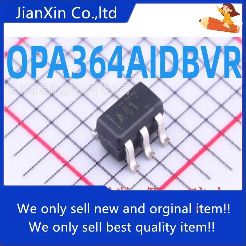 10pcs 100% 새로운 OPA364AIDBVR OPA364AIDB OPA364AID OPA364 실크스크린 A41 SOT23-5 스트레이트