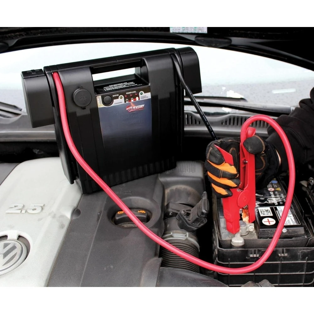 US Shipping 1500 Peak Amp 12V Jump Starter Booster Portable Power Pack Car Battery Charger