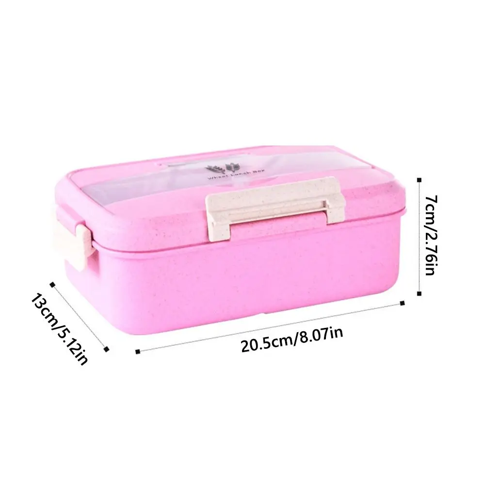 학생용 하이 퀄리티 멀티 컬러 도시락, 플라스틱 칸막이, 출퇴근 도장, 누출 방지 식품 용기, 1200ml