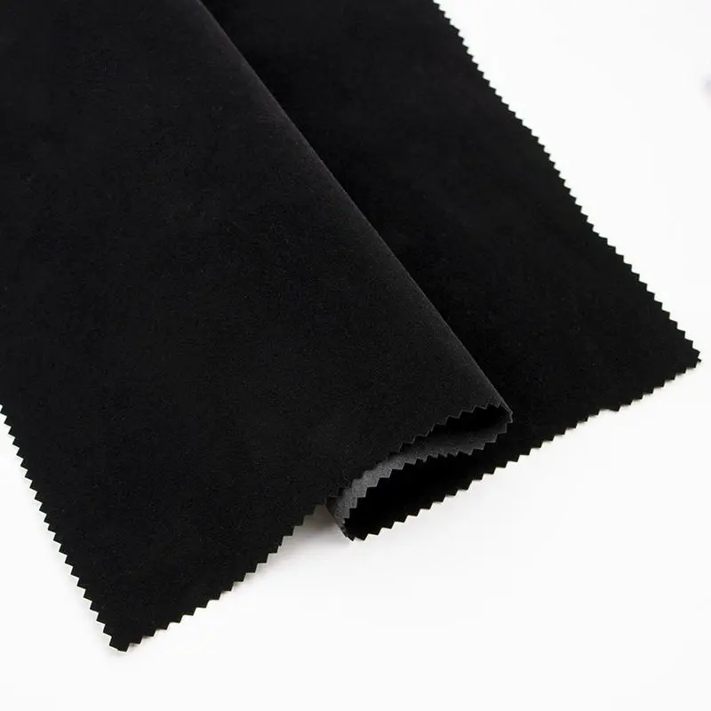 10M Black Color Self Adhesive Flocking Velvet Fabric for DIYJewelry Drawers Flock Decal Velvet Fabric 14cm Width