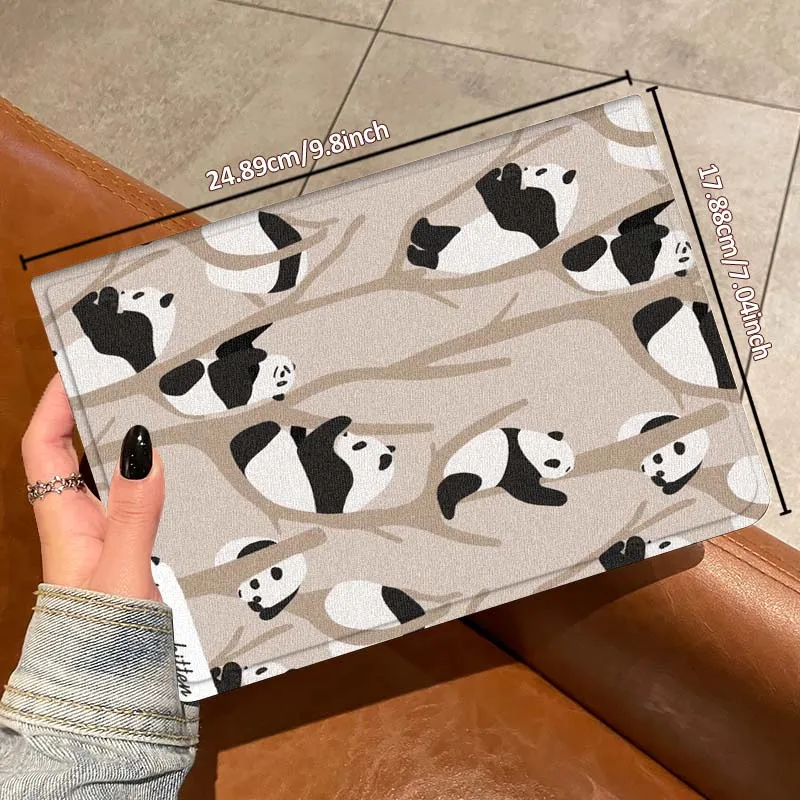 الإبداعية الباندا الكرتون نمط الحال بالنسبة لباد برو 10th 11th 5th 6th 7 8 9 2 gen 11 13 M4 M5 10.2 9.7 12.9 10.5 10.9 بوصة اللوحي #4