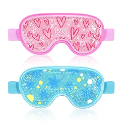 Cooling Eye Mask with Gel Bead Reusable Cold Compress Ice Pack Sleeping Eye Cooling Pad for After Eyelid Surgery Skin Care Tools