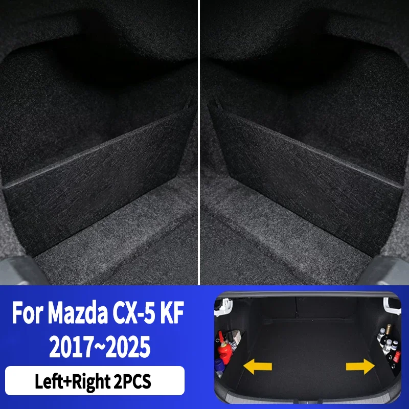 Auto Multifunction Storage Box For Mazda CX-5 KF 2017~2025 2023 MK2 Car Thickening Trunk Storage Partitio Interior Accessories