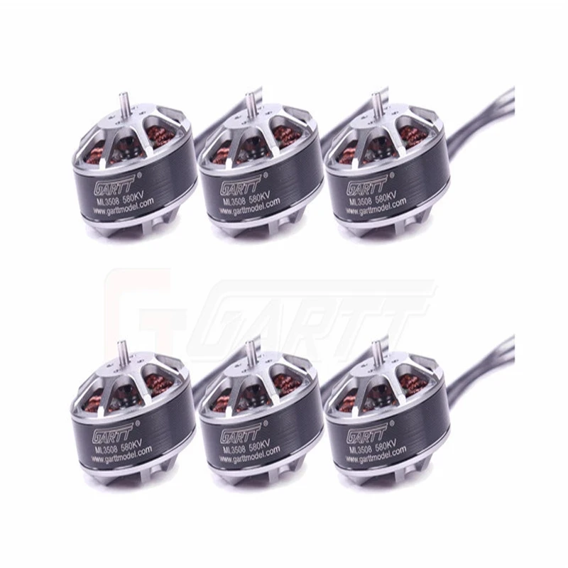 6PCS GARTT ML 3508 580KV 3508 Brushless Motor For Multirotor Quadcopter Hexa DJI E600 Drone