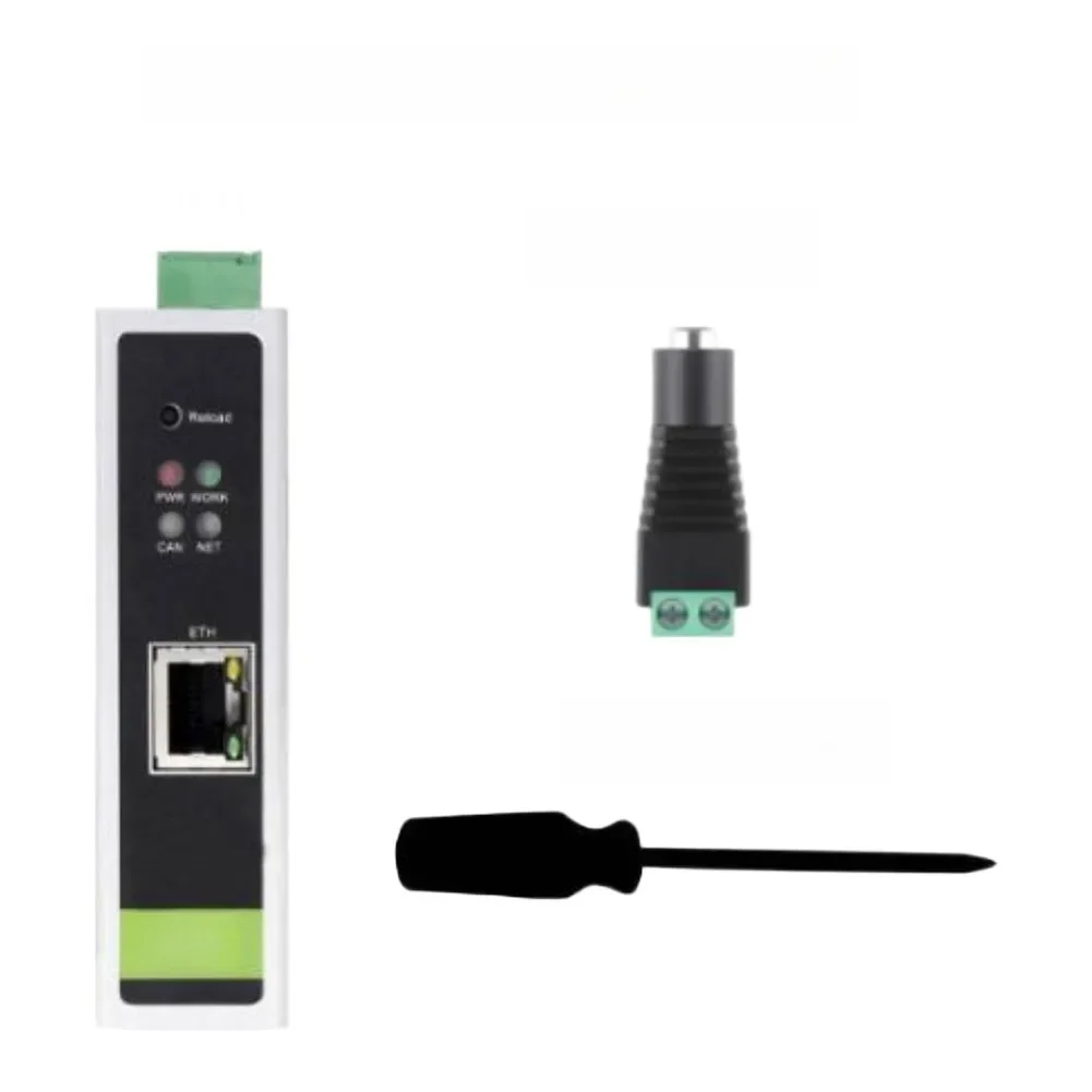 

Промышленный конвертер CAN FD в Ethernet, адаптер протокола с перегородкой 5 Мбит/с для тестового измерительного инструмента, аксессуар