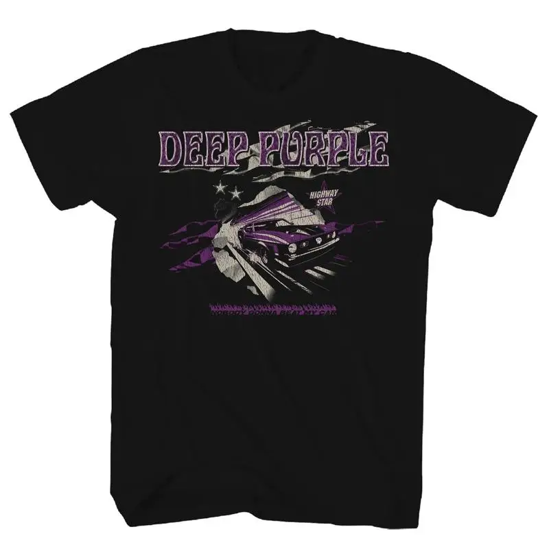 

Men's Deep Purple Highway Star T-shirt Small Black