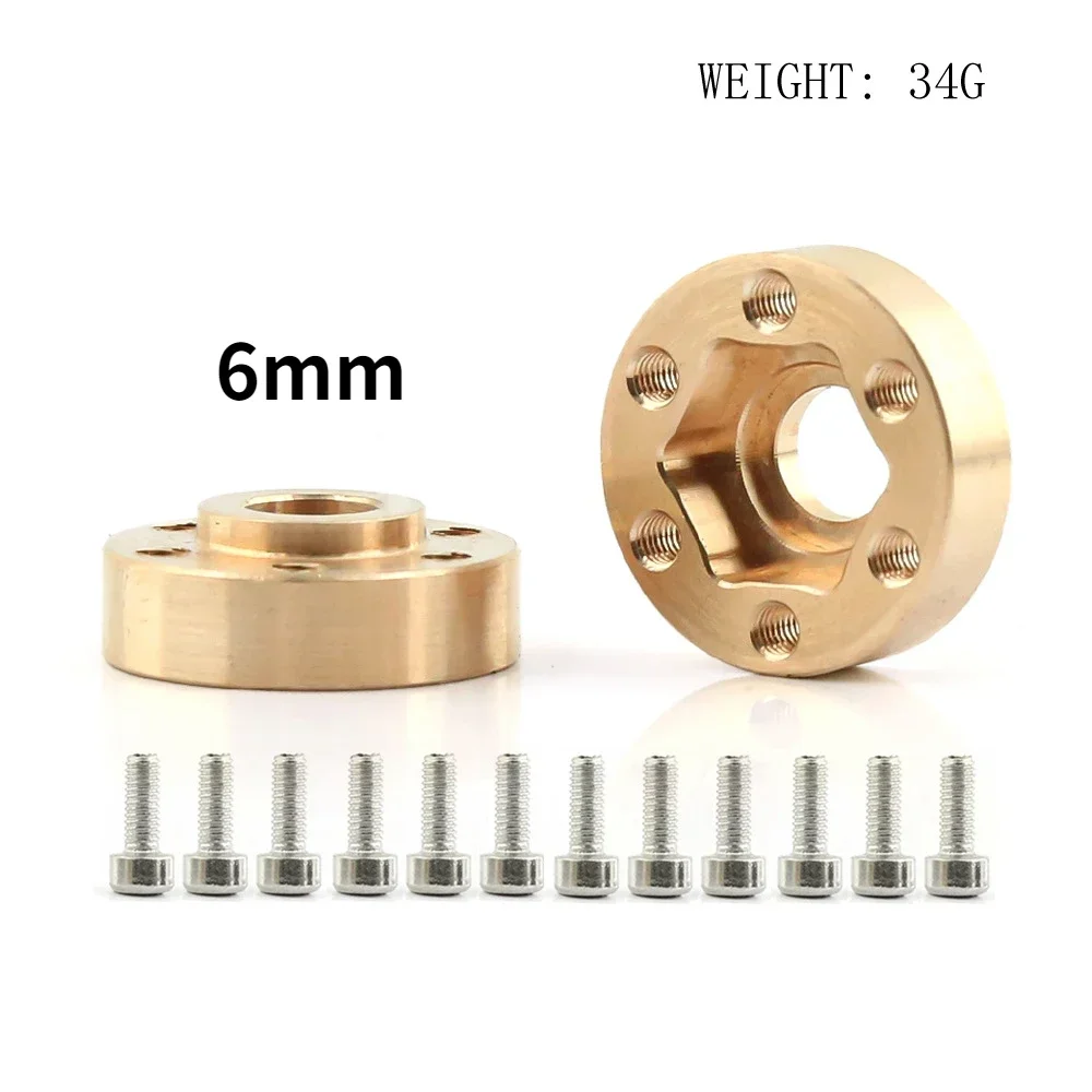 1 par 1.9 "2.2" roda de bronze junta vp roda conjunta rc carro atualização peças para traxs axial rc acessórios reparo do carro substituição