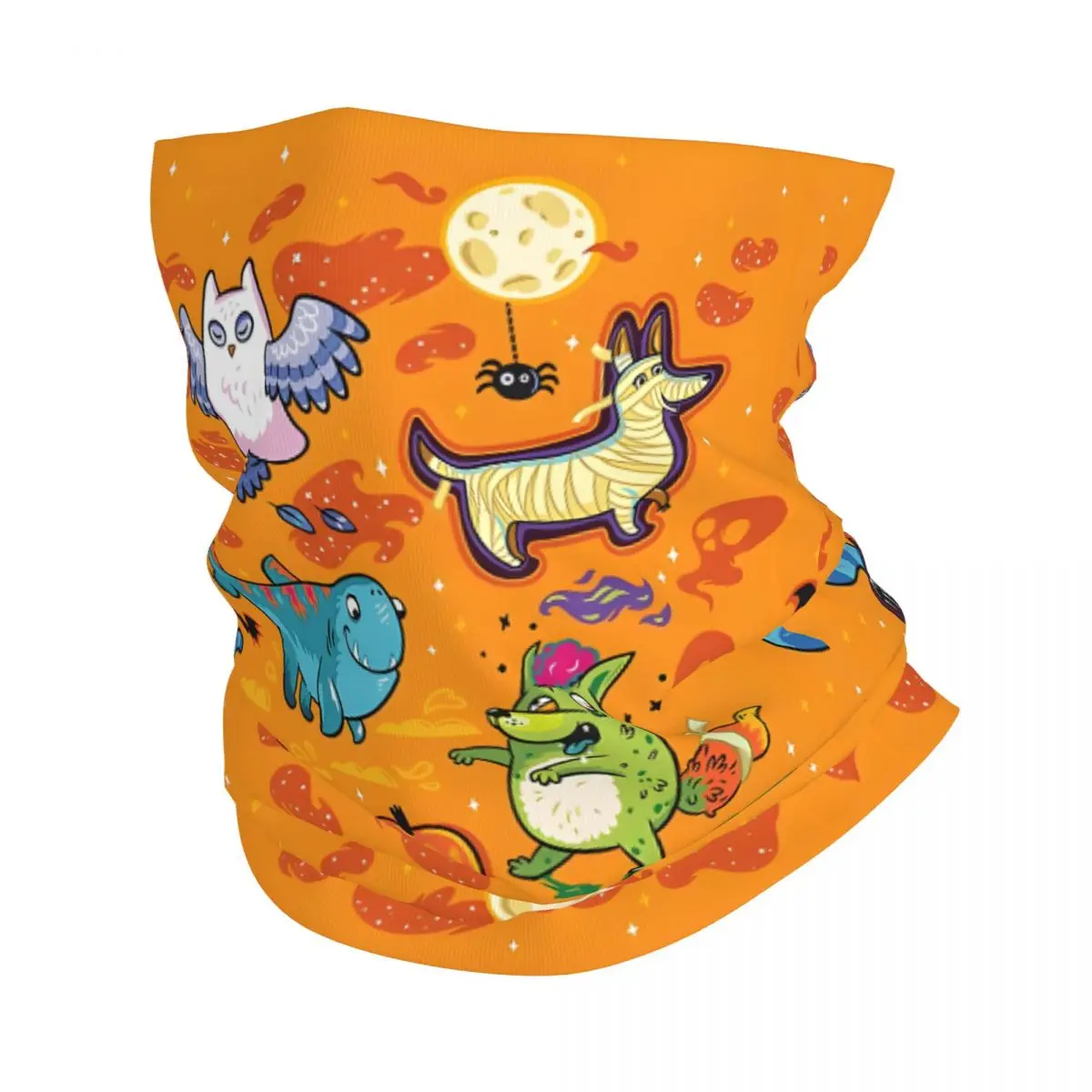 Crazy Halloween Night Scarf Neckerchief Neck Face Mask Polyester