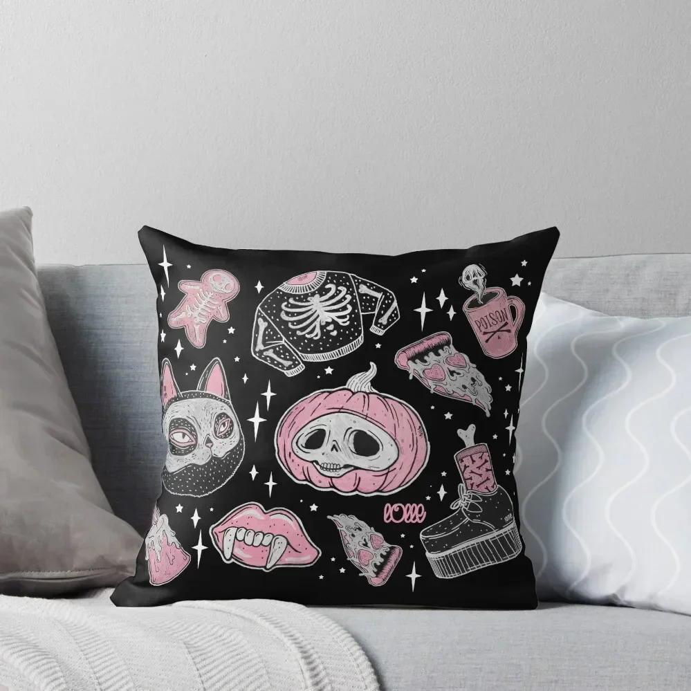 

 SPOOKS or CREEPS   Throw Pillow Cushion Cover Set luxury throw pillow covers luxury sofa pillows pillow