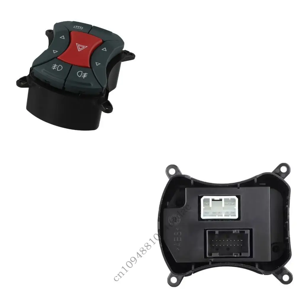 Hazard Warning Control Unit for Toboa 2000-2005, Reference Part 735297542, Dashboard Hazard Button Assembly for Interior Repair