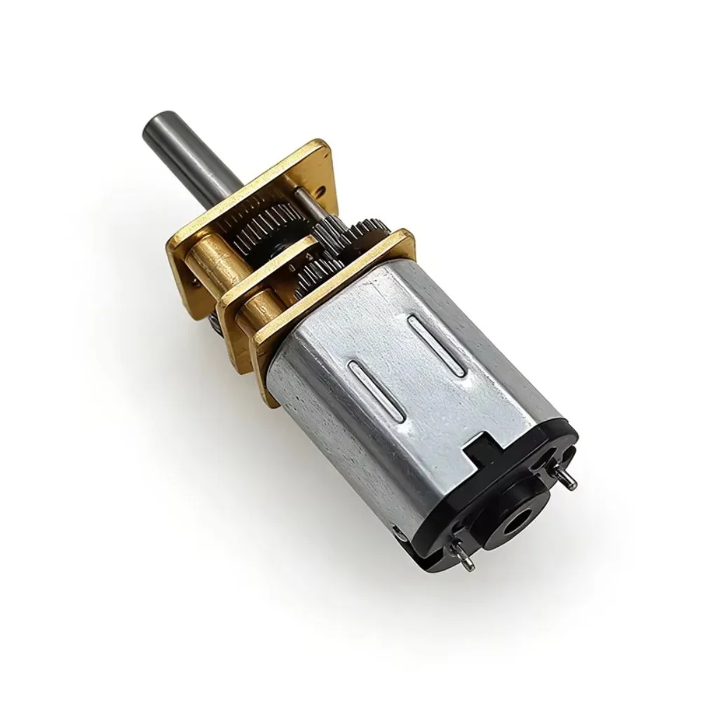 4 Piezas de Motor de Engranajes Micro DC GA12-N20 de Alto Torque con Engranajes Metálicos 3V/6V/12V 30-1000RPM para Modelos DIY