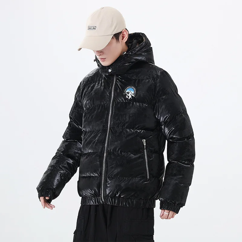 Waterproof Jacket Men Winter Coat Removable Hooded Parka Warm Padded Down Cotton Outerwear Double-side Wear Puffer Overcoat 2022