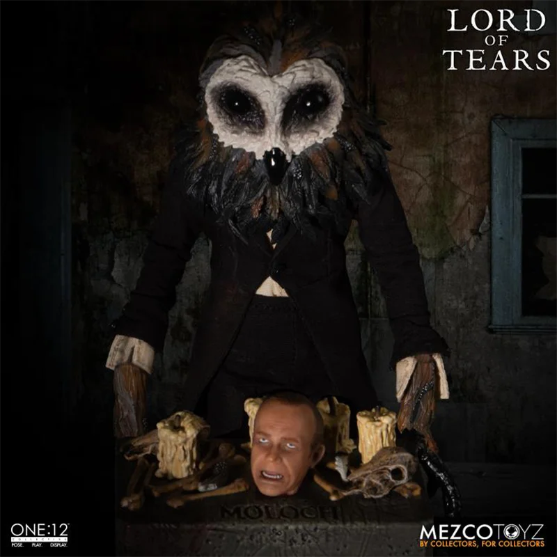

100% Original MEZCO TOYZ One:12 Collective Lord of Tears The Owlman In Stock Anime Action Collection Figures Model Toys