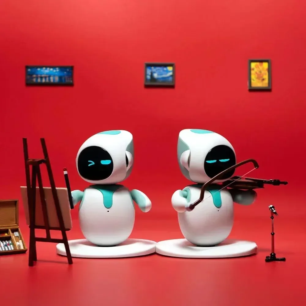 Eilik Robot Emotional Companionship Voice Interaction AI Digital Life Desktop Virtual Pet Robot or 5 Random Accessories