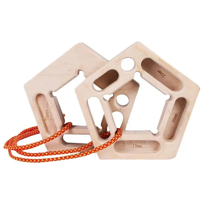 Rock Climbing Finger Strengthener Boards Pull-Up Board Hangboard Trainer Portable Grip Forearm Strengthener Practice Tool