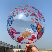 5PCS Butterfly Print Bobo Balloons Balloon Arch Wedding Happy Birthday Party Baby Shower Easter Christmas Ramadan Decoration